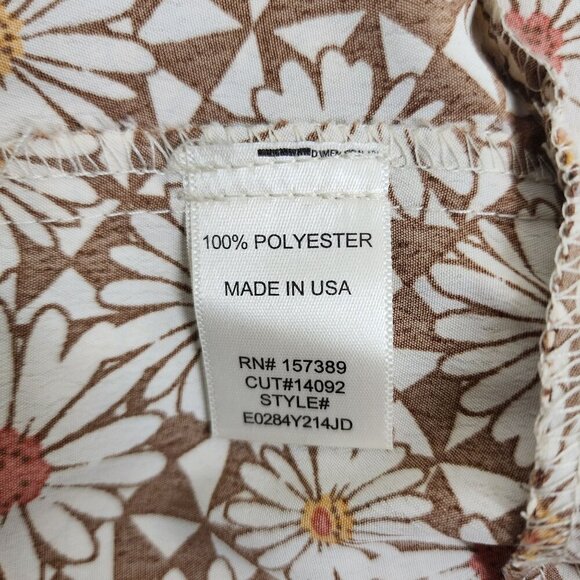 Altar'd State Mini Dress Daisy Floral Romantic Wrap Ruffle Women's Size S NEW - Picture 7 of 11